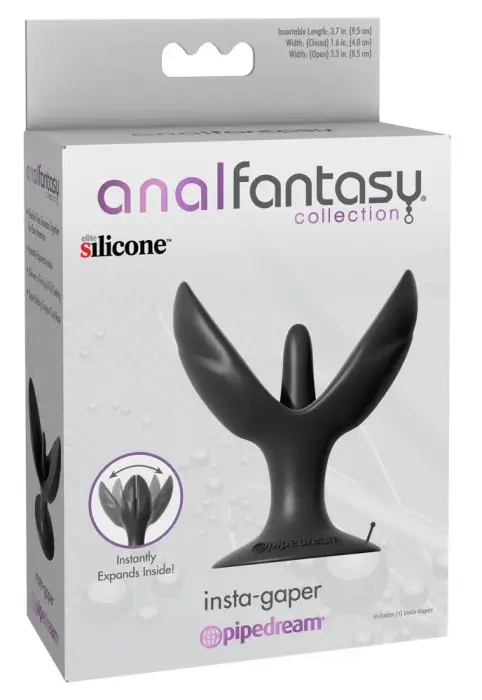 AFC Insta-Gaper anaaldildo – 9.5 cm (3.7″) – Must