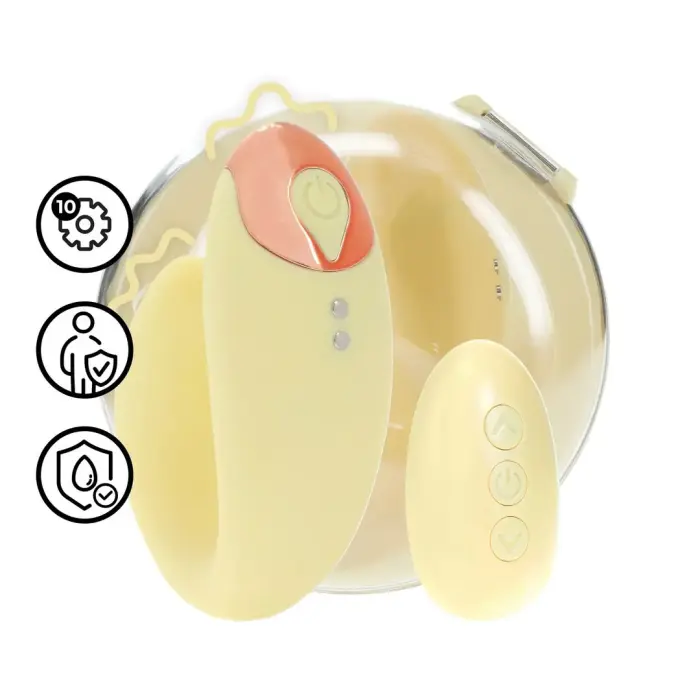 Daydream Compact Вибратор для точки G – желтый