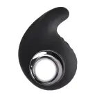Playboy Ring My Bell Dual Action Silicone Vibrator with Tapper – Black — Photo 1