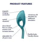 Satisfyer Swordsman Vibrating Cock Ring – Green — Photo 7