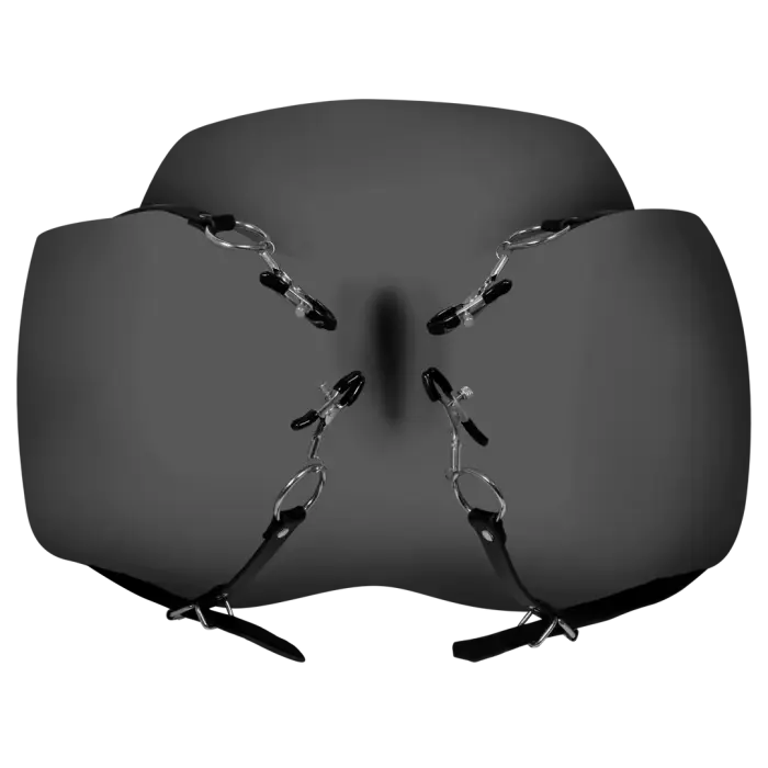 Labia Spreader with Clamps - Black Foto 8