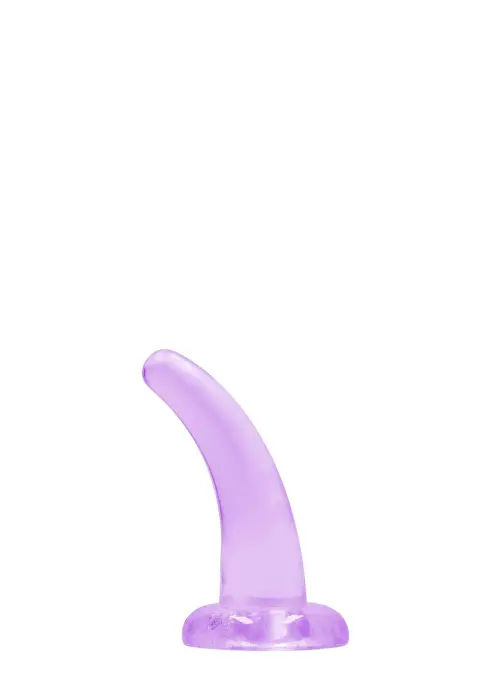 Nav reālistisks dildo ar piesūcekni – 11.5 cm (4.5″) – Caurspīdīgs Foto 2