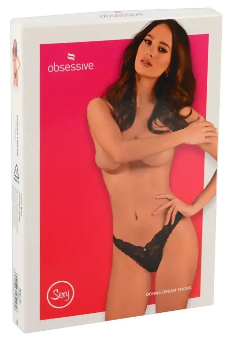 Obsessive Donna Dream Thong – Black – XL/2XL