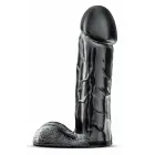 JET Brutalizer – extra-large PVC dildo with suction cup – black carbon metallic – 38 cm — Photo 3