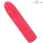INTENSE Symone Compact USB kulkos vibratorius – 10 cm (4″) – raudonas — Nuotrauka 3