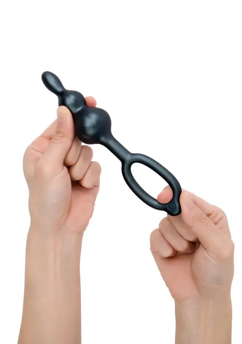 B-Vibe ar bumbiņām anālais spraudņu komplekts – Daudzkrāsains Foto 12