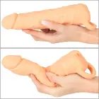 Nature Skin 2in1 – vibrējošs dzimumlocekļa pagarinātājs un masturbators ar pulti — Foto 10