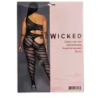 Be Wicked Crazy For You Mesh Bodysuit – Black – Queen Size — Photo 6
