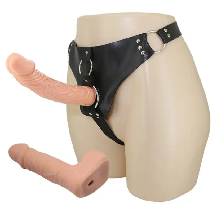 BAILE- JESSICA STRAP ON – 20 cm (7.8″) – Melns Foto 2