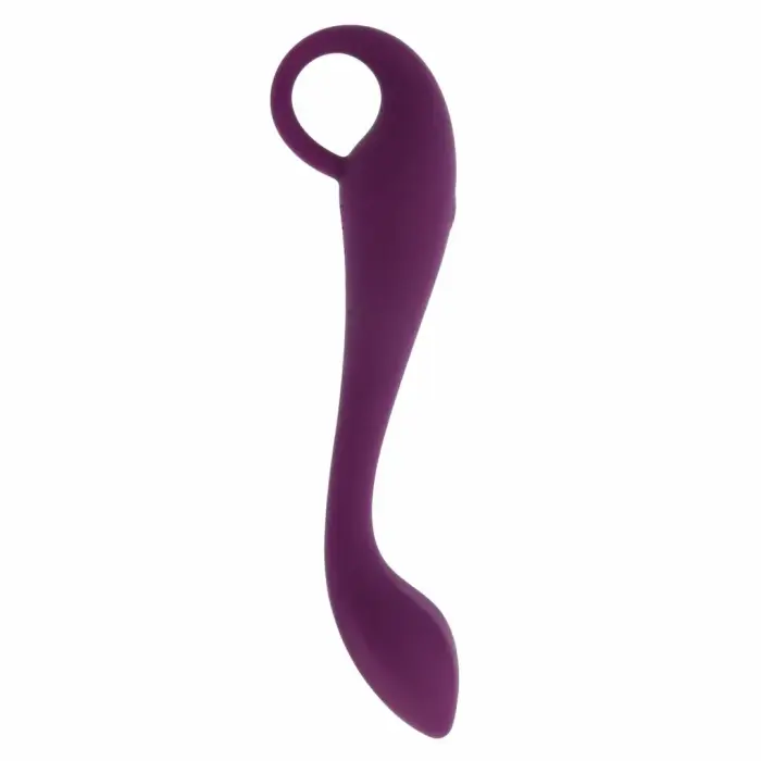Evolved Lochness įkraunamas silikoninis išlenktas vibratorius – 19 cm – mėlynas