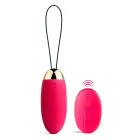 Elva Plum Red uzlādējams lodes vibrators ar tālvadības pulti – 8.1 cm — Foto 2