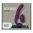 BOLD. Storm Remote-Controlled Strapless Dual-Ended Vibrator, Silicone, 21 cm — Photo 1