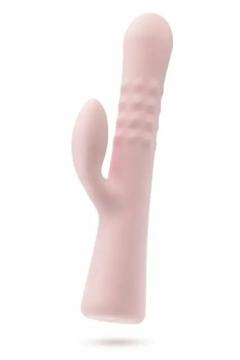 BLUSH Jaymie Pink – dual-action silicone intimate machine – 10 modes – waterproof – 23.5 cm