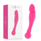 INTENSE Rick dvipusis lankstus dildo – 18 cm (7″) – rožinis — Nuotrauka 1