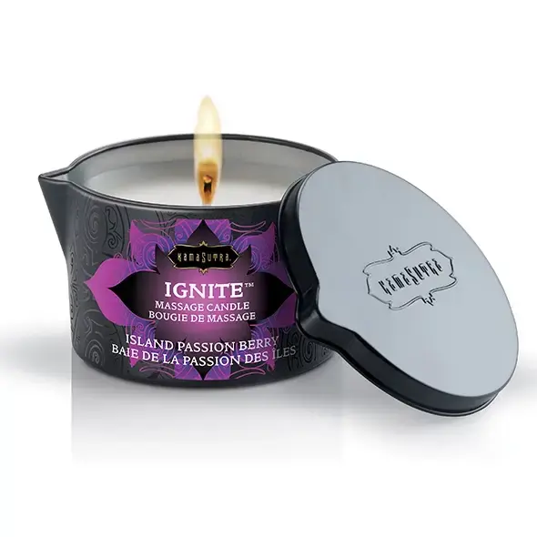Kama Sutra Ignite массажная свеча Island Passion Berry – 170 г