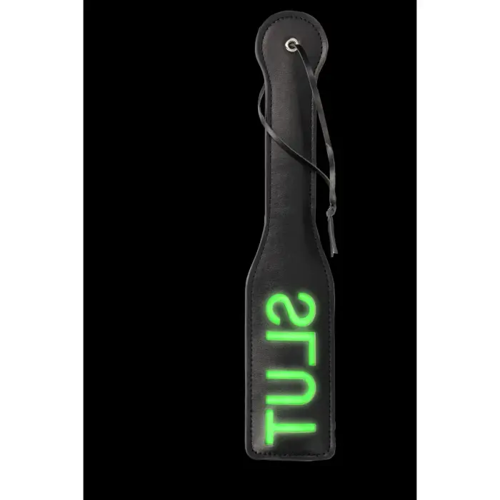 Slut Paddle - Glow in the Dark - Neon Green Foto 6