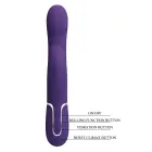 PRETTY LOVE Falin vibratorius – tamsiai violetinis — Nuotrauka 10