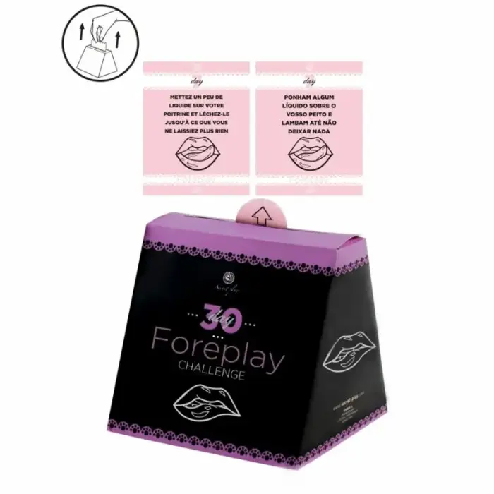 Secret Play Challenge 30 Days карточная игра с заданиями для пар FR/PT 110x110mm