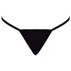 Cottelli LINGERIE stringai su kristalų dekoro – juodi – S/L — Nuotrauka 5
