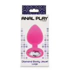 Diamond Booty Jewel Anal Plug – L – Pink — Photo 2