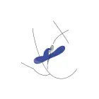 Xocoon Everlasting Love G-Spot Rabbit Vibrator – 18 cm (7″) – Blue — Photo 9