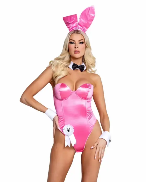 Костюм Playboy Classic Bunny – розовый – M