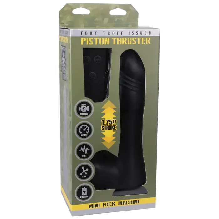 Piston Thruster Mini vibrators ar kustību