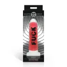 FUCK Silicone Dildo – 18.5 cm (7.3″) – Red — Photo 2
