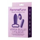 Интимная система FemmeFunn Versa Bullet с насадкой P – Фиолетовый — Фото 1