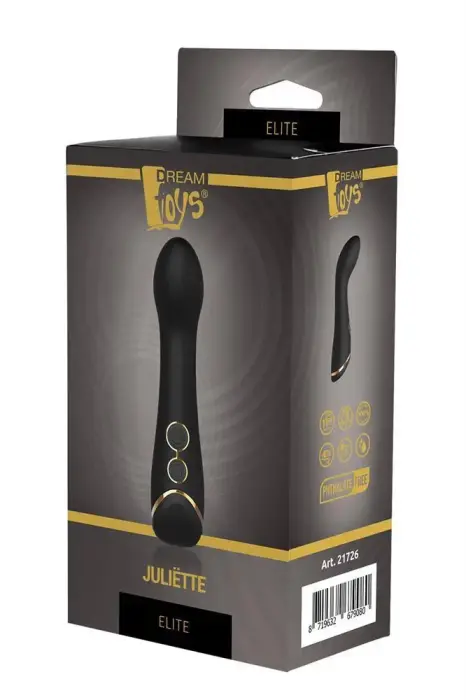 Dream Toys Elite Juliëtte вибратор для точки G – 15 cm – черный