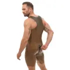 LateX Smokey lateksa vīriešu bodijs – pelēks – XL — Foto 4