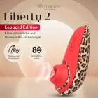 Womanizer Liberty 2 – kompakts gaisa pulsa stimulators, 8 intensitātes – leoparda raksts — Foto 7