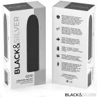 BLACK & SILVER GERI компактный вибратор – 10 см (4″) – черный — Фото 7