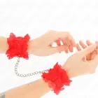 KINK кружевные эластичные фиксаторы для запястий – красные — Фото 3