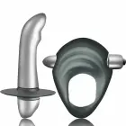 Climaximum Entice rinkinys – vibruojantis žiedas ir prostatos masažuoklis — Nuotrauka 1