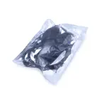 Liels rievots piepūšams dildo – 23+ cm – Melns Foto 9