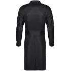 RMMario001 Wetlook paltas su sidabriniu užtrauktuku ir raudonais akcentais – juodas – L — Nuotrauka 8