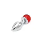Anālais spraudnis ar dārgakmeni – 8.8 cm (3.5″) – Sarkans — Foto 5