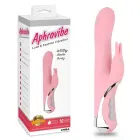 Rotējošs truša vibrators – 18 cm (7″) – rozā — Foto 1