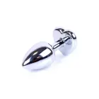 MyLove Toys Jewellery Silver анальная пробка в форме сердца – 7 cm – Зеленый — Фото 4