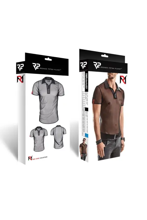 RMRoberto001 polo shirt – black – 4XL