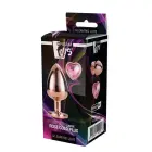 Gleaming Love Rose Gold Anal Plug L – 9.5 cm (3.7″) – Multicolored — Photo 1
