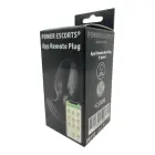 Power Escorts BR192 Remote Vibrating Plug – 10 cm – Black — Photo 6