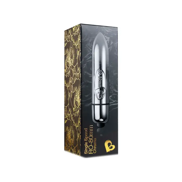 Vibruojantis kulkos vibratorius – 8 cm (3.15″) – sidabrinis