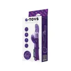 A-TOYS вибратор с клиторальным стимулятором – 22.5 cm – фиолетовый — Фото 2