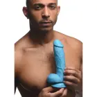 POP - Dildo with Balls – 21 cm (8.25″) – Blue — Photo 8