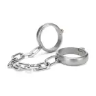 Prowler RED Heavy Duty Stainless Steel Ankle Restraints – Silver — Photo 1