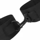 Darkness Black Nylon Adjustable Ankle Cuffs — Photo 2
