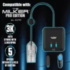 Milker TPE masturbaator koos munandipaela – läbipaistev Photo