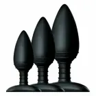 Nexus Trio Silicone Plug Set – Black — Photo 1